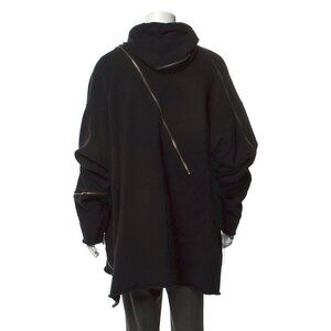 Kidill crew neck hoody with wrap around zip details. XL